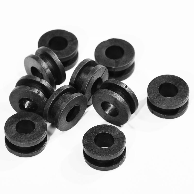 10Pcs Motorcycle Side Cover Rubber Grommets Gasket M6 Round Shim Motorcycle Modification Accessories 18.5x9mm