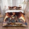 Custom Name Avatar Family Bedding 3 Piece Set HD Print Duvet Cover Pillowcases for Teens Adult Bedroom Decoration
