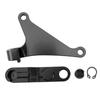Clutch Arm Extension Lever Bracket for Aluminum Alloy Clutch Arm Lever Bracket for Tenere 700 XTZ700 MT-07 2018-2022, 2019-2024 (Black)