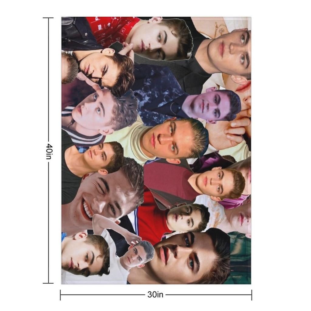Плед с фотоколлажем Hero Fiennes Tiffin Милые клетчатые пледы и Очень большие клетчатые пледы