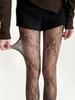 Нижнее белье Чулочно-носочные изделия Сетчатые чулки-сетка Женские колготки 2025 Новые колготки Женские Сексуальные Кружевные Цветочные Чулки до бедра Колготки