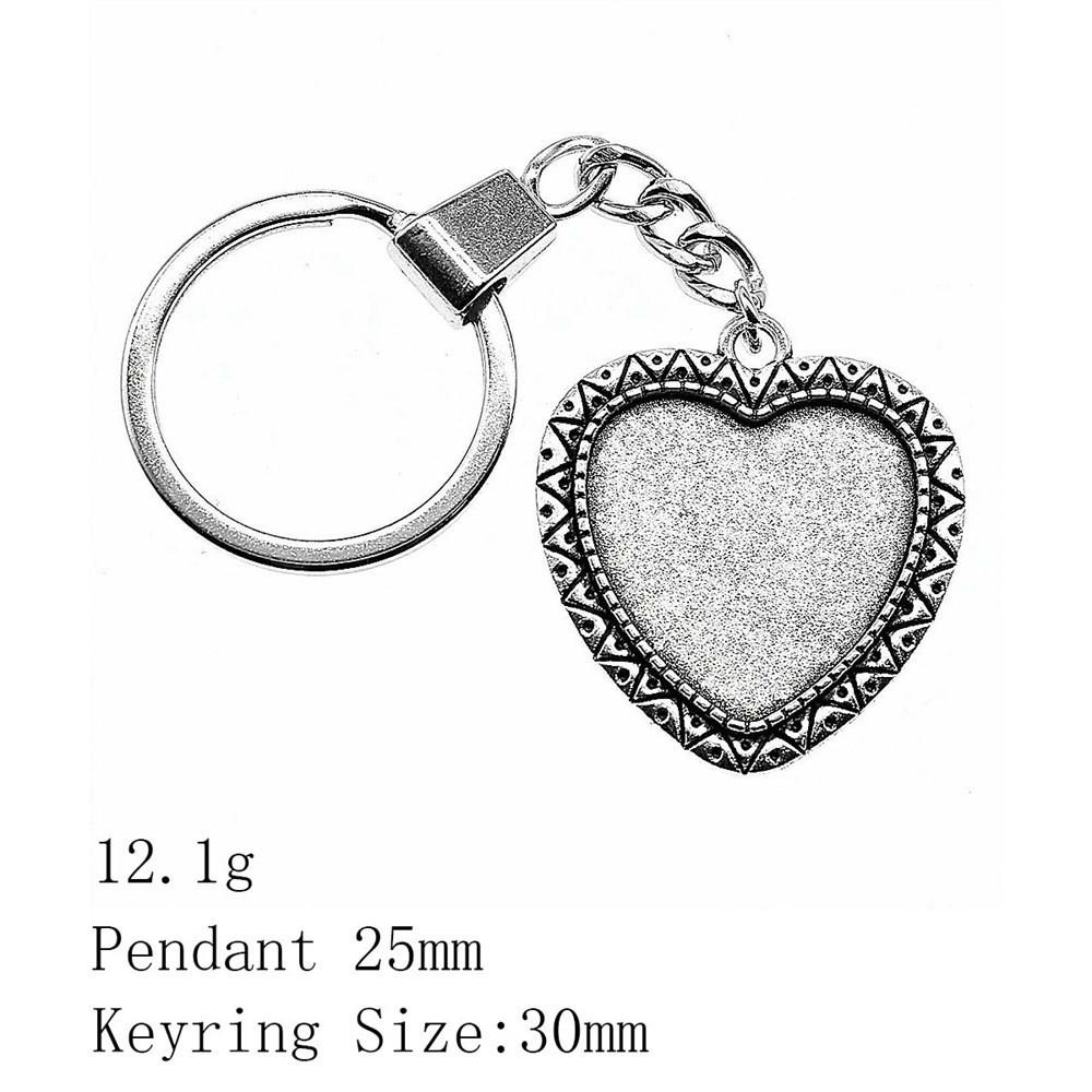 Брелки для ключей на выпускной Пара Сердце Эллиптический стеклянный кабошон База Подставка Брелки Дешевые Милые Вещи Брелок в виде самолета