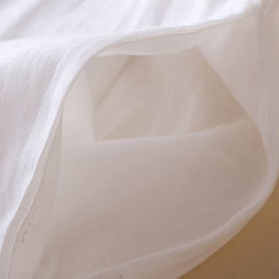 Женское весенне-летнее платье с круглым вырезом в этническом стиле с вышивкой и длинным рукавом с высокой талией трапециевидной формы, полуоднобортное сплошное цветное двухслойное платье миди