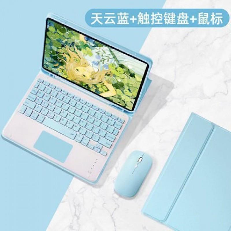 11 Inch Tablet Case With Detachable Bluetooth Keyboard Magnetic Stand Function TPU Soft Shell Galaxy Tab A9