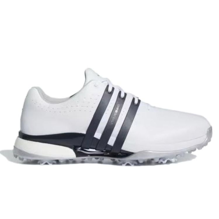 adidas Tour 360 24 Golf White Collegiate Navy Мужские кроссовки Cloud-White Silver-Metallic IF0245