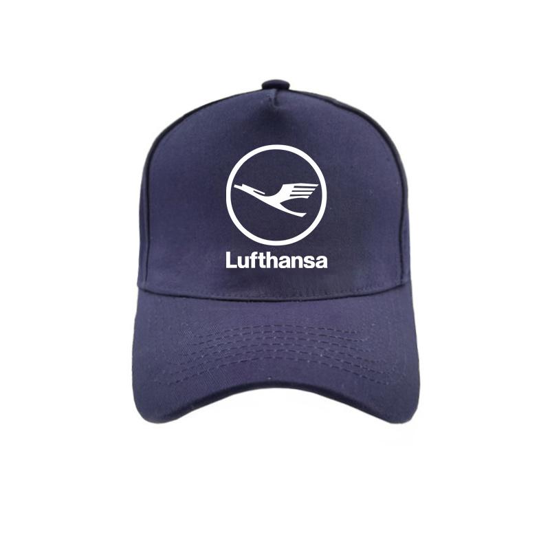 Бейсболки авиакомпании Lufthansa Регулируемые Модные Повседневные Стиль для активного отдыха Кепки Lufthansa MZ