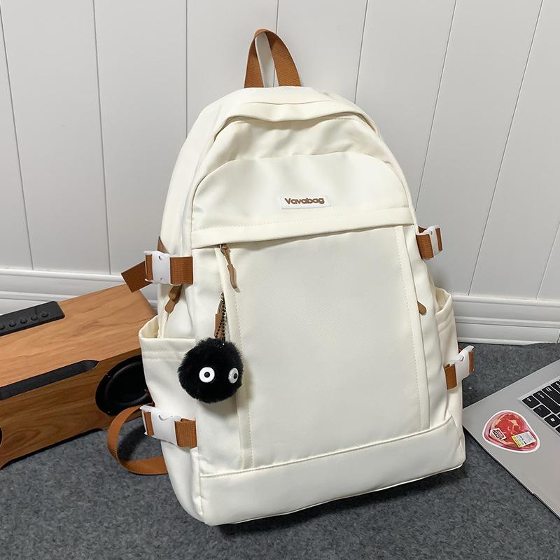 School Bag Girls Primary School Students Burgundy School Backpack Middle School Students High Quality Fashion Junior High School Backpack