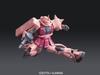 Пластиковая модель мобильного костюма RG Gundam Zaku MS-06S Char's 1/144 с цветовой кодировкой