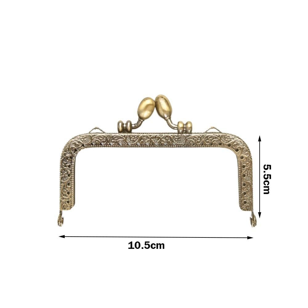 Винтажная застежка для кошелька, рамка для сумки, фурнитура для кошелька, рамка для мини-кошелька, застежка для поцелуя, изготовление сумок