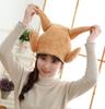 DOKiDOKi Головной убор в виде головы курицы и индейки, Костюм для косплея, Шляпа, Фотосессия, Рождество, Мероприятия, Вечеринки, Хэллоуин, Банкеты, Рождество [Параллельный импорт]