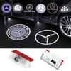 2pcs Car door welcome light  Emblem For Mercedes Benz A C E GLC GLA GLE GLB Class W177 W205 W212 W213 X253 X156 W166 X247