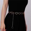 Gold Metal Belt Fashion Women's Silver Waist Chain Women's Heart Chain Belt Dress Accessories