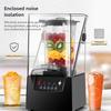High Power Smoothie Making Machine Automatic with Cover Commercial Multi-Functional Slush Machine Soundproof Ice Crusher