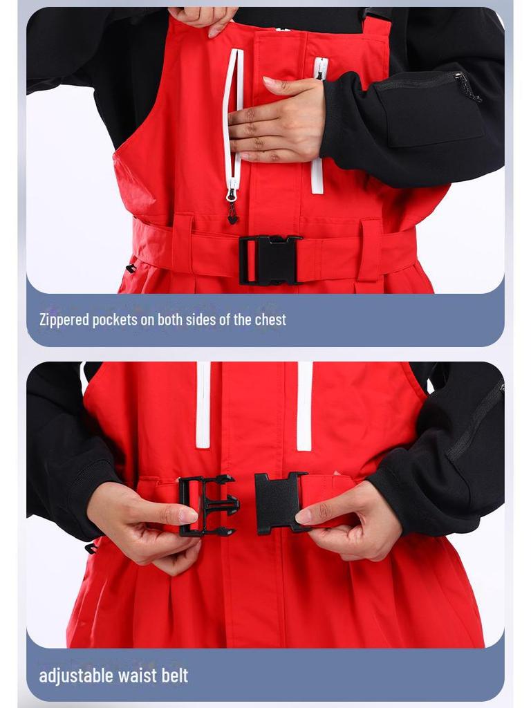 Унисекс профессиональные свободные лыжные брюки: Ветрозащитный и теплый для занятий спортом на открытом воздухе.