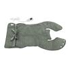 Back Heating Pad Dark Grey Soft Plush Hands Free Design Ergonomic Neck Outline 6 Temperature