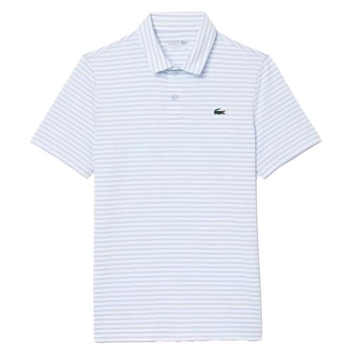 Lacoste Mens Ultra Dry Striped UV Protection Polo Shirt