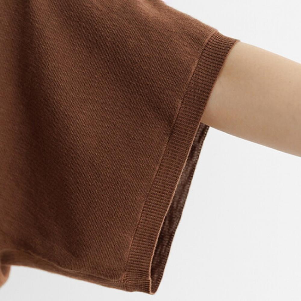 Dedra V Neck Viscose Knit Knf3028