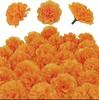 6Cm Carnation DIY Wreath Wedding Marigold Halloween Decoration Day of The Dead Wreath Accessories