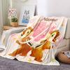 Custom Name Chip 'n' Dale Adventure blanket for Couch & Bed, Plush Cozy Fuzzy Blanket Super Soft & Warm Blankets for Fall and Winter. 0908425