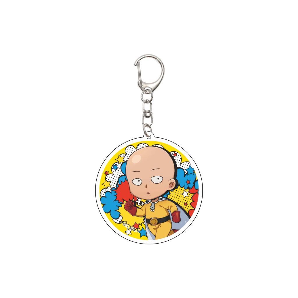 55ММ Аниме ONE PUNCH MAN Брелок Саитама/Генос/Тацумаки/Исаму/Человек-Сторожевой Пес Брелок Акриловая Модель Пластина Рождественские Подарки