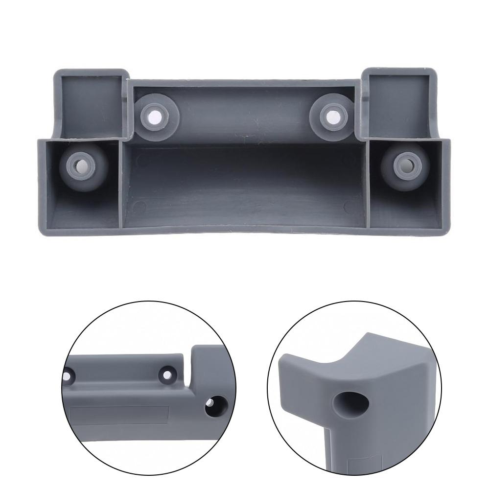 Brand New Garden Holder Bracket Garden Storage Gray Reel Holder Tidy Pipe Wall Mounted With 4 Screws 14.5*3.9*6cm