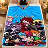 Flannel BlanketFriday Night Funkin Warm Soft Throw Blanket for Indoor Sofa Bed Living Room Use