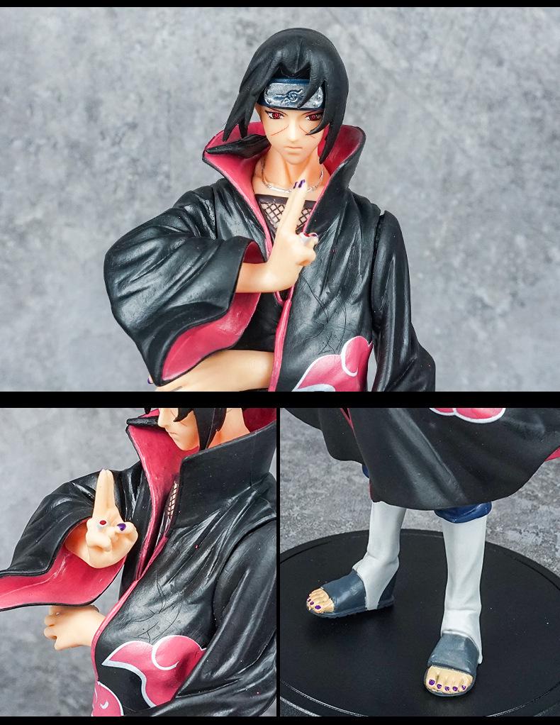 Дисплей аниме-экшн-фигурок: Саске, Сакура, Итачи, Какаши, Минато с двуручным мечом.