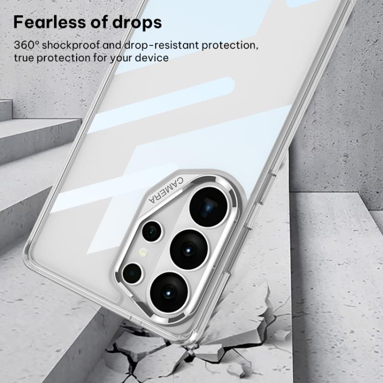 Space Series Airbag Full Coverage Phone Case For Samsung Galaxy S26 Ultra 5G, Shockproof Heat Dissipation Protective Cover
