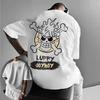Мужская футболка One Piece Манки Д. Луффи Летняя Аниме Осень Мальчики и Дети С коротким рукавом Модная Нишевая Родительско-детская одежда