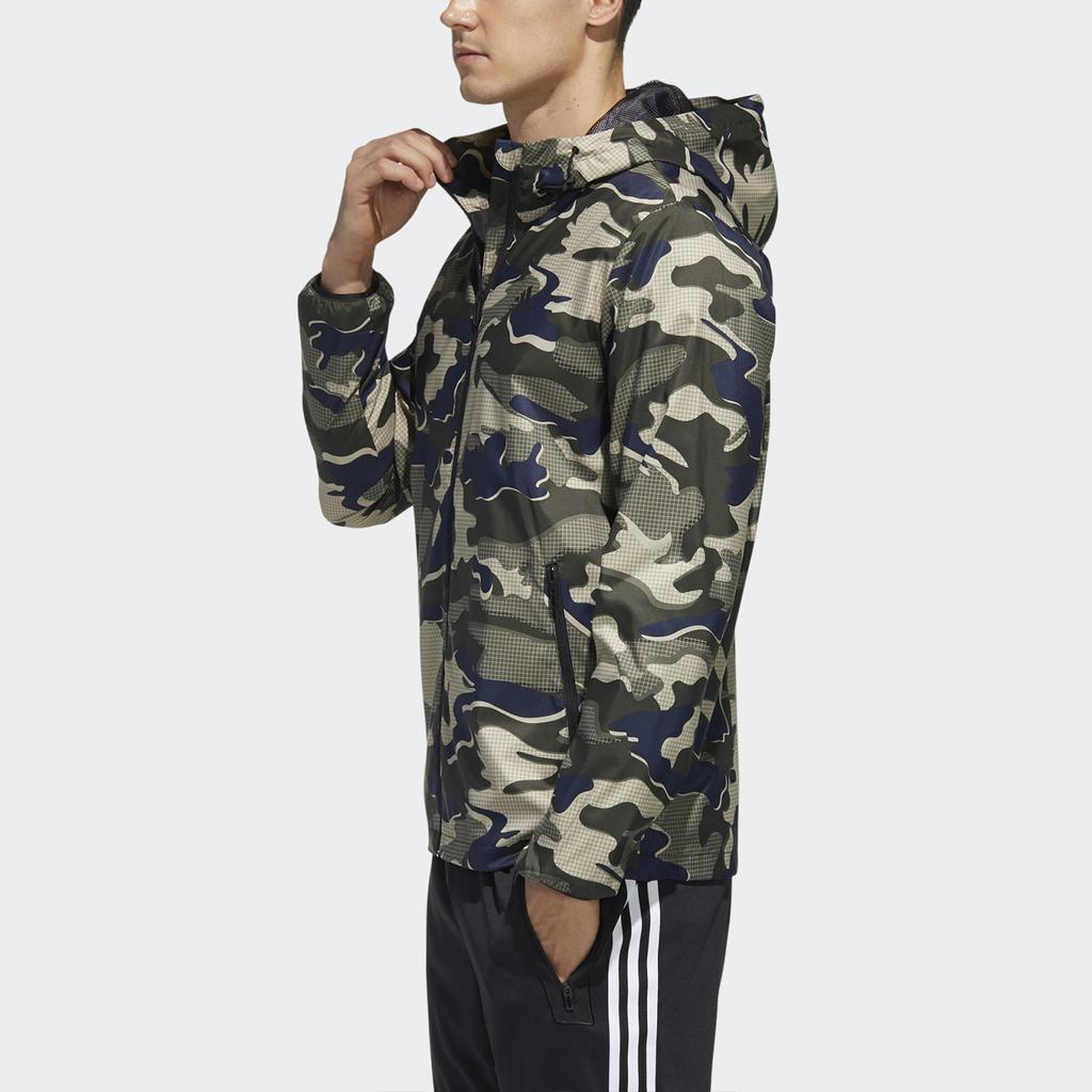 adidas Куртки Мужские Камуфляжные С капюшоном Умеренные Другие GF3966