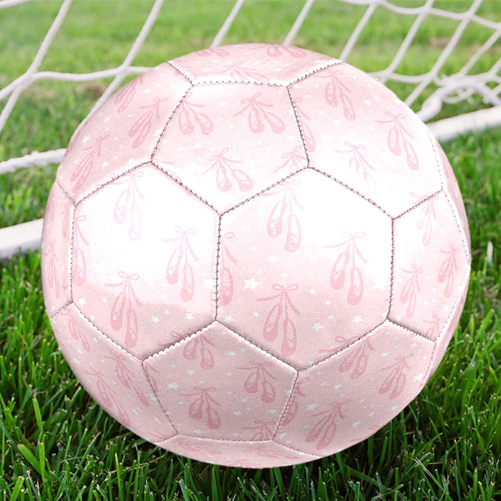 ballet Theme Size 5 Soccer Ball, Suitable for Both Indoor and Outdoor Matches, a Gift Suitable for Everyone.