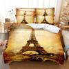 Building Famous Landscape Bedding Set For Bedroom Soft Bedspreads For Bed Home Comfortable Polyester Duvet Cover With Pillowcase