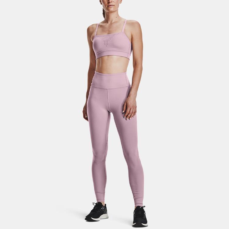 Under Armour Женские леггинсы с высокой талией Meridian, гибискус-розовый 1355916-698