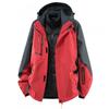 Mens/Womens 3-in-1 Detachable Winter Waterproof Windproof Outdoor Jacket With Down Insulated Liner Hiking Camping