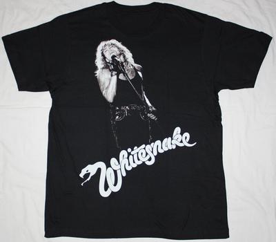 WHITESNAKE DAVID COVERDALE Черные Мужские S-234XL E501 Унисекс Футболка