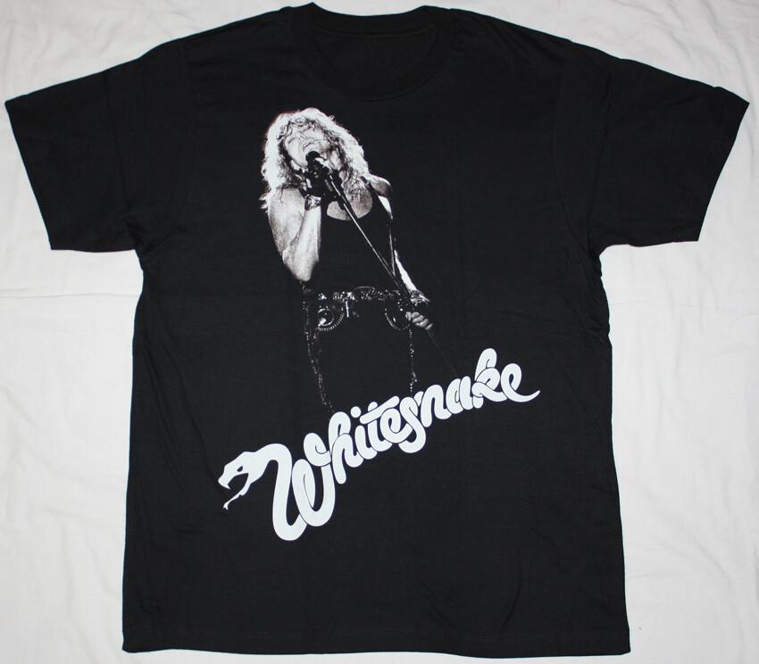 WHITESNAKE DAVID COVERDALE Черные Мужские S-234XL E501 Унисекс Футболка