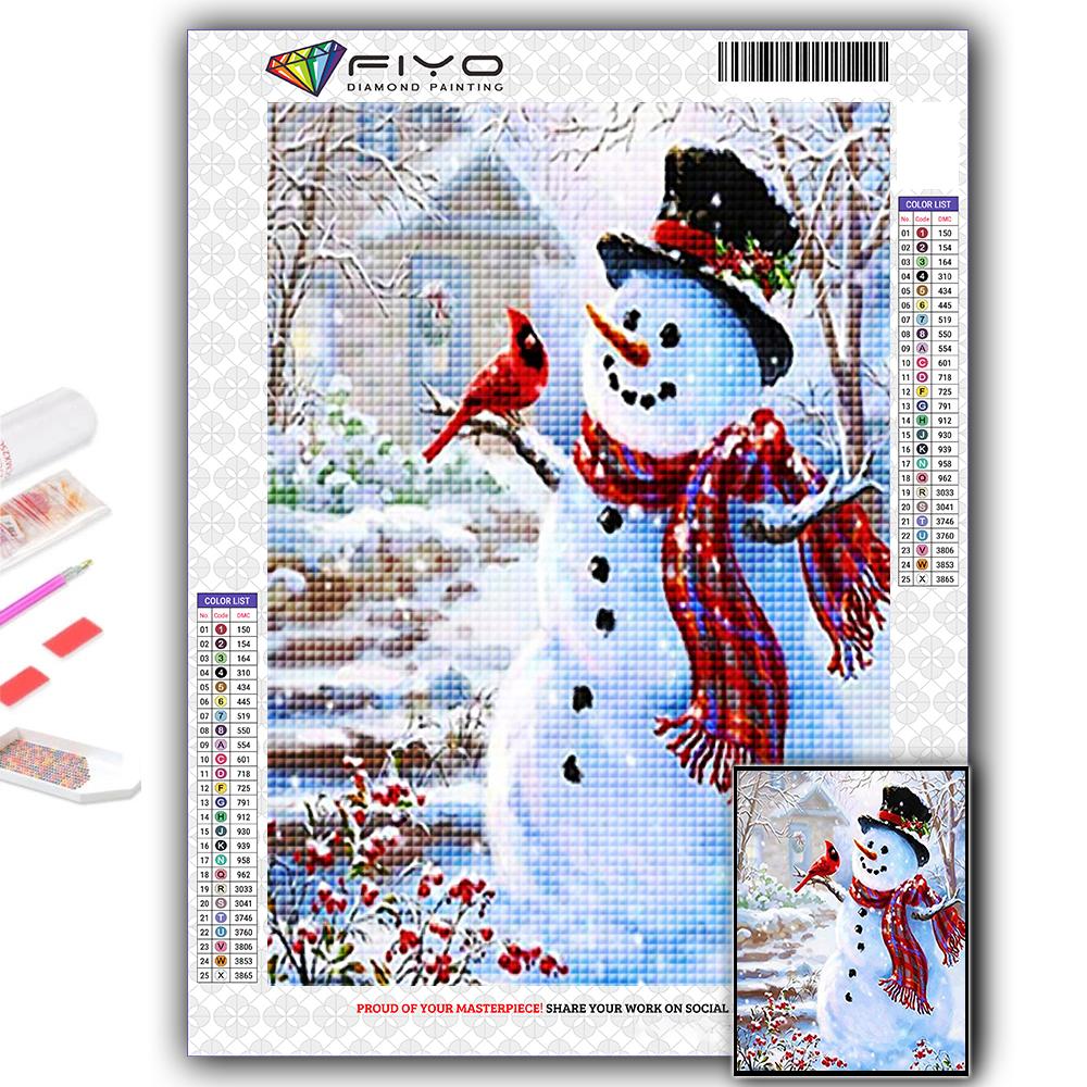 Популярная 5D Diy вышивка крестиком Рождественская елка Санта-Снеговик картина полная дрель набор для вышивки крестиком настенная наклейка домашний декор