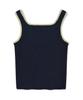 COVERNAT WOMAN Rib Sleeveless Knit Navy