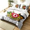 Dynamo Dresden 3pc Duvet Cover Set Simple Modern Bedding Set Wrinkle Resistant Soft Fabric All Season Use a perfect gift