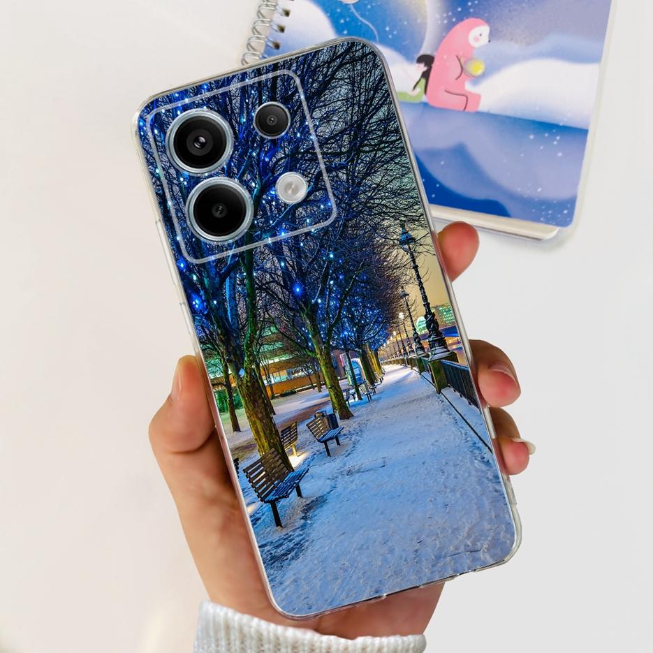 For Xiaomi Poco X6 Pro 5G Case Cute Cat Butterfly Painted Cover Soft Silicone Phone Case For Xiaomi Poco X6 Pro PocoX6 5G Fundas