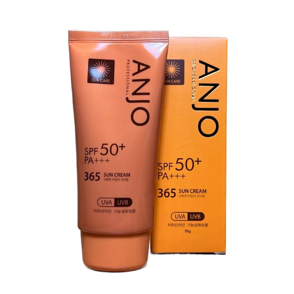 ANJO 365 Daily Sun Cream SPF 50+ PA+++ 70g, Sunscreen, KBeauty, Korean Cosmetics, Sample