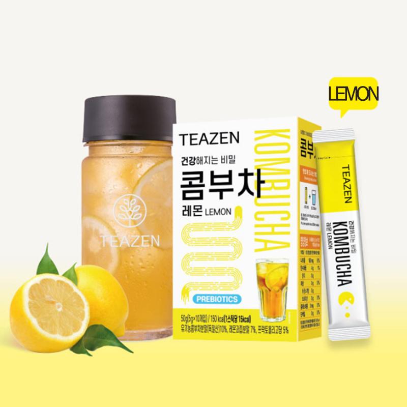 Teazen КОМБУЧА 30шт + бутылка