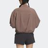 Adidas Future Of Tech Shirt Jacket With Solid Color Logo Women Jackets Rock-Layer-Deep-Earth-Brown HY2830