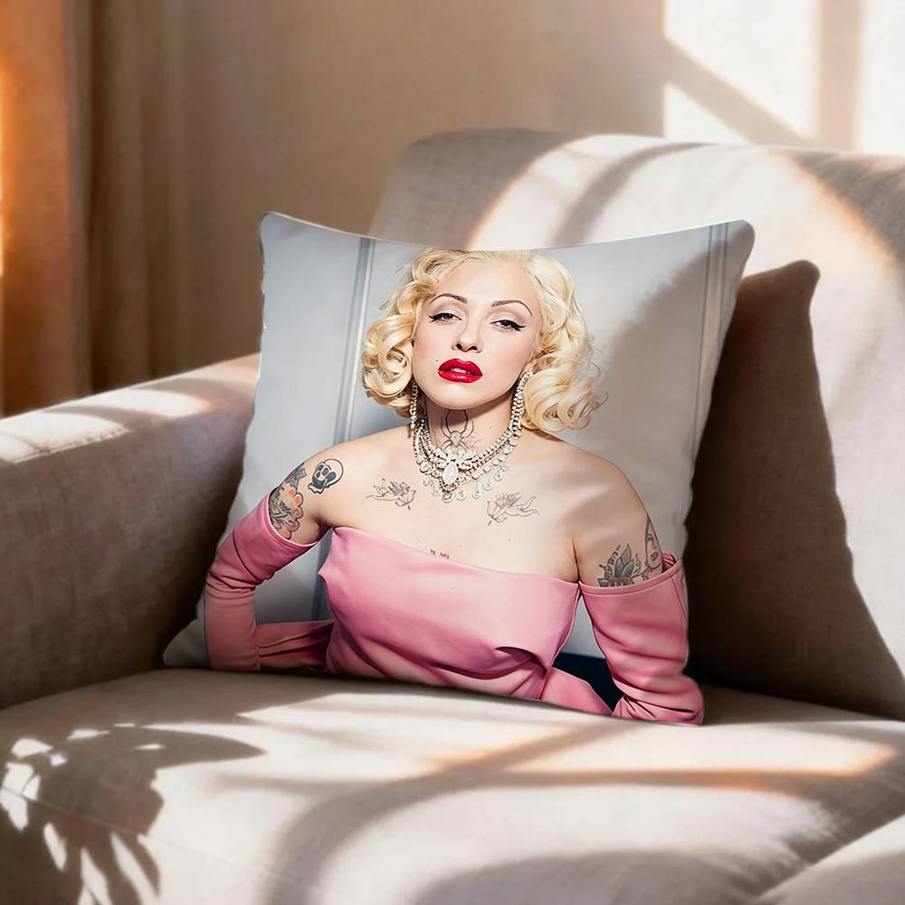 COOL FEMME FATALE MMon LLaferte Pillow Case Pattern Printed Pillowcase For Living Room Sofa Cushion Cover