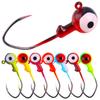 20pcs Sea Fishing Jig Head for Soft Bait with Eye 3.5g Jig Lure Hard Baits Soft Worm Fishing Tackle