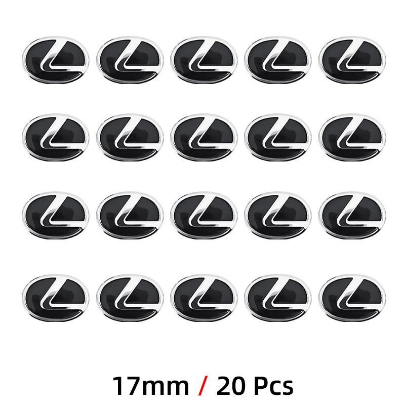 15mm 17mm Car Emblem Key Sticker Remote Control Key Logo Decal For Lexus ES GS GX IS LS LX RC 300 350 300h 330 400 RX270 450h ADW1