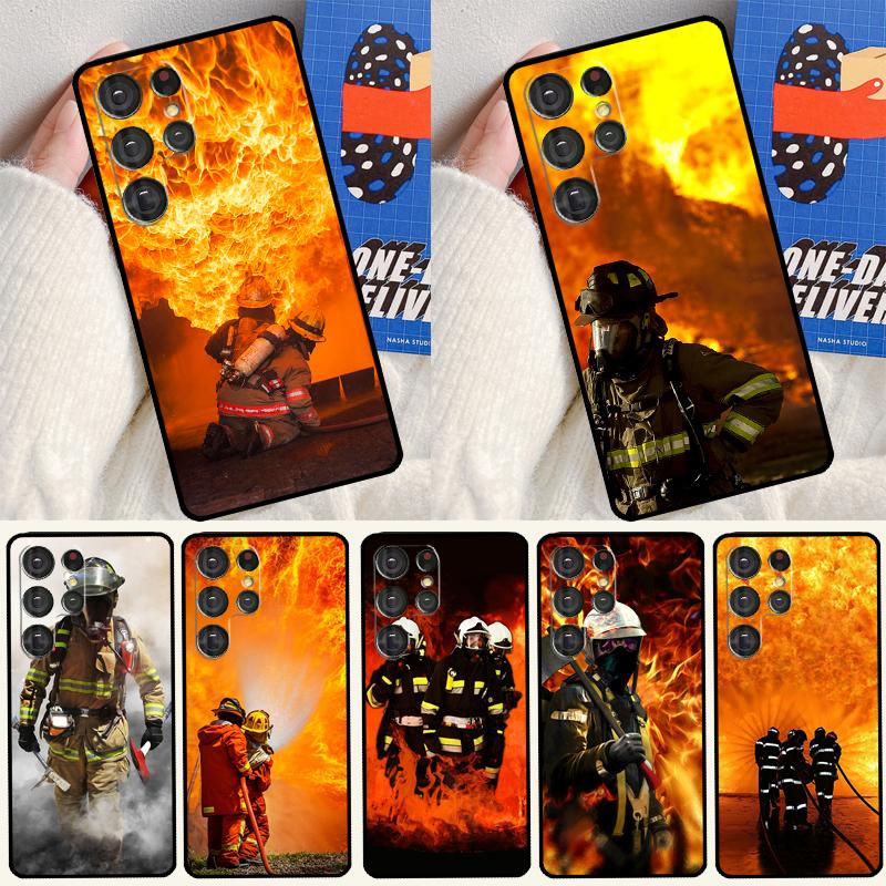 Чехол для телефона "Герой пожаротушения" для Samsung Galaxy S25 S24 Ultra S9 S10 S20 S21 S22 Plus S23 FE S24 FE