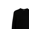 Emporio Armani Однотонный геометрический узор Свитшот с круглым вырезом Длинный рукав Свитер Мужской свитер Черный 3K1MX2-1MZTZ-0999