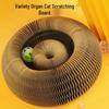 Adjustable Magnetic Cat Scratcher Board - Wear-resistant Corrugated Cardboard Toy for Claw Grinding and Fun