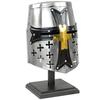 Templar Crusader Knight Armor Helmet with Cross Greek Roman Spartan Armour Helm A+ Wearable for Adult Costumes SCA LARP Cosplay Re Enactment